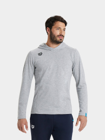 Лонгслив Arena TEAM HOODED LONG SLEEVE T-SHIR модель 004903-550 Лонгслив Arena TEAM HOODED LONG SLEEVE T-SHIR модель 004903-550 Фото