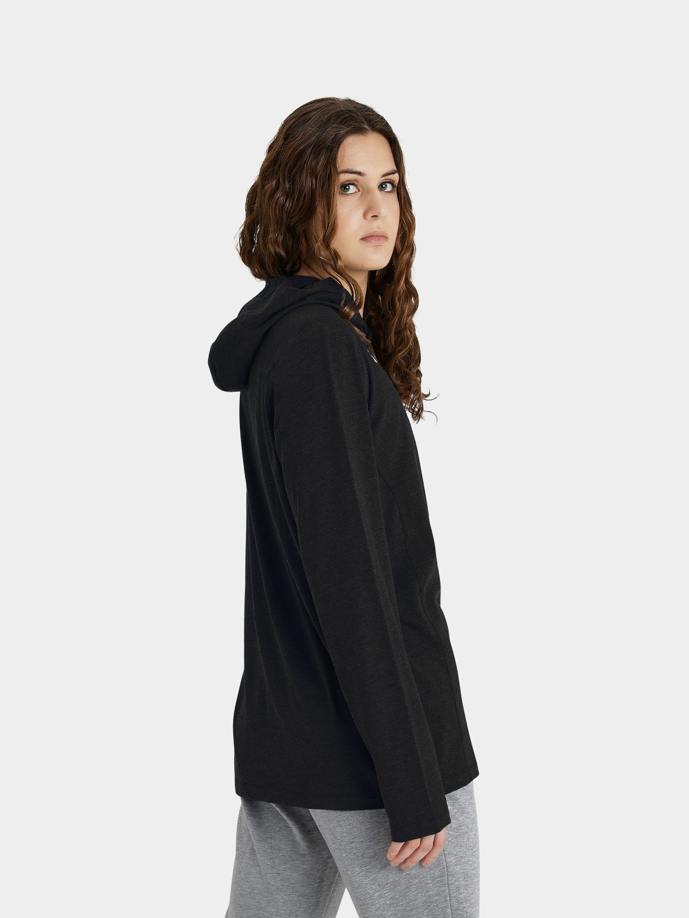 Лонгслив Arena TEAM HOODED LONG SLEEVE T-SHIR модель 004903-555 Фото