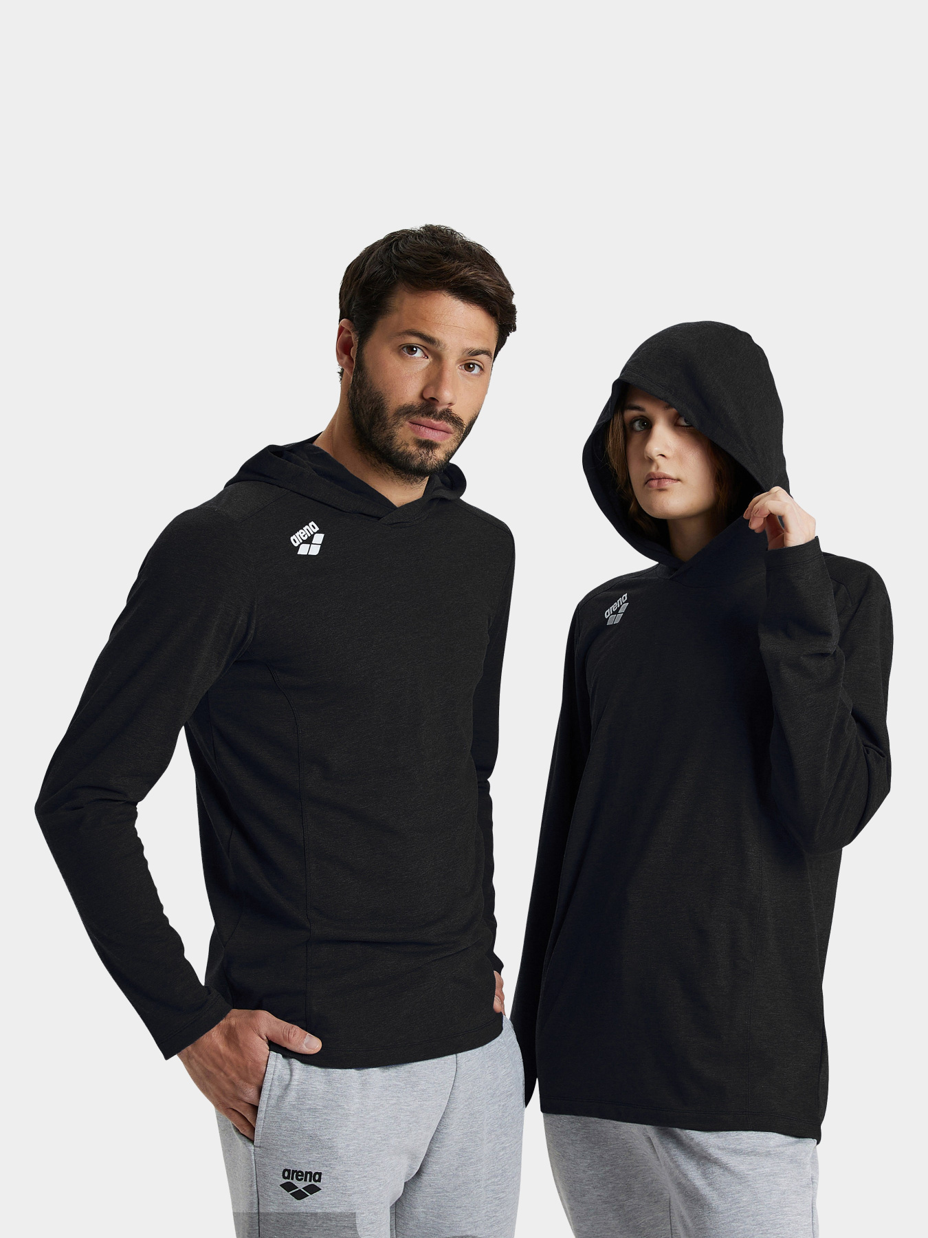 Лонгслив Arena TEAM HOODED LONG SLEEVE T-SHIR модель 004903-555 Фото