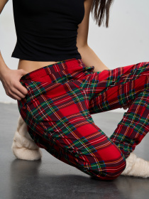 Штаны для дома Роза модель 250910_red Фото