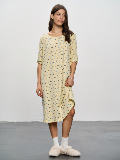 Ночная рубашка Роза модель 250912_yellow Фото