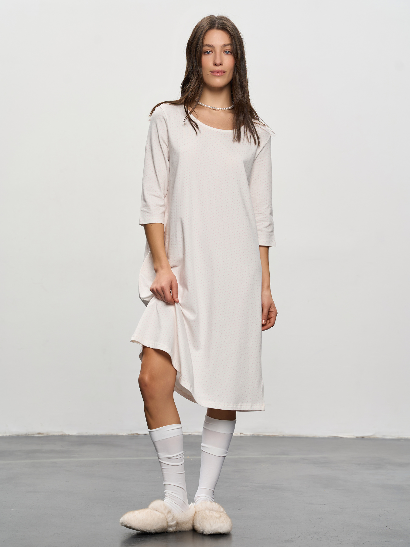 Ночная рубашка Роза модель 250912_milk Фото