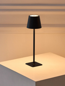 Настольная светодиодная лампа с аккумулятором черная модель DH-LAMP-15 BLACK Фото