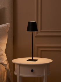 Настільна світлодіодна лампа з акумулятором чорна MBM HOME модель DH-LAMP-15 BLACK Настільна світлодіодна лампа з акумулятором чорна MBM HOME модель DH-LAMP-15 BLACK Фото