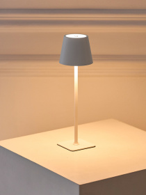 Настільна світлодіодна лампа з аккумулятором біла модель DH-LAMP-15 WHITE Фото