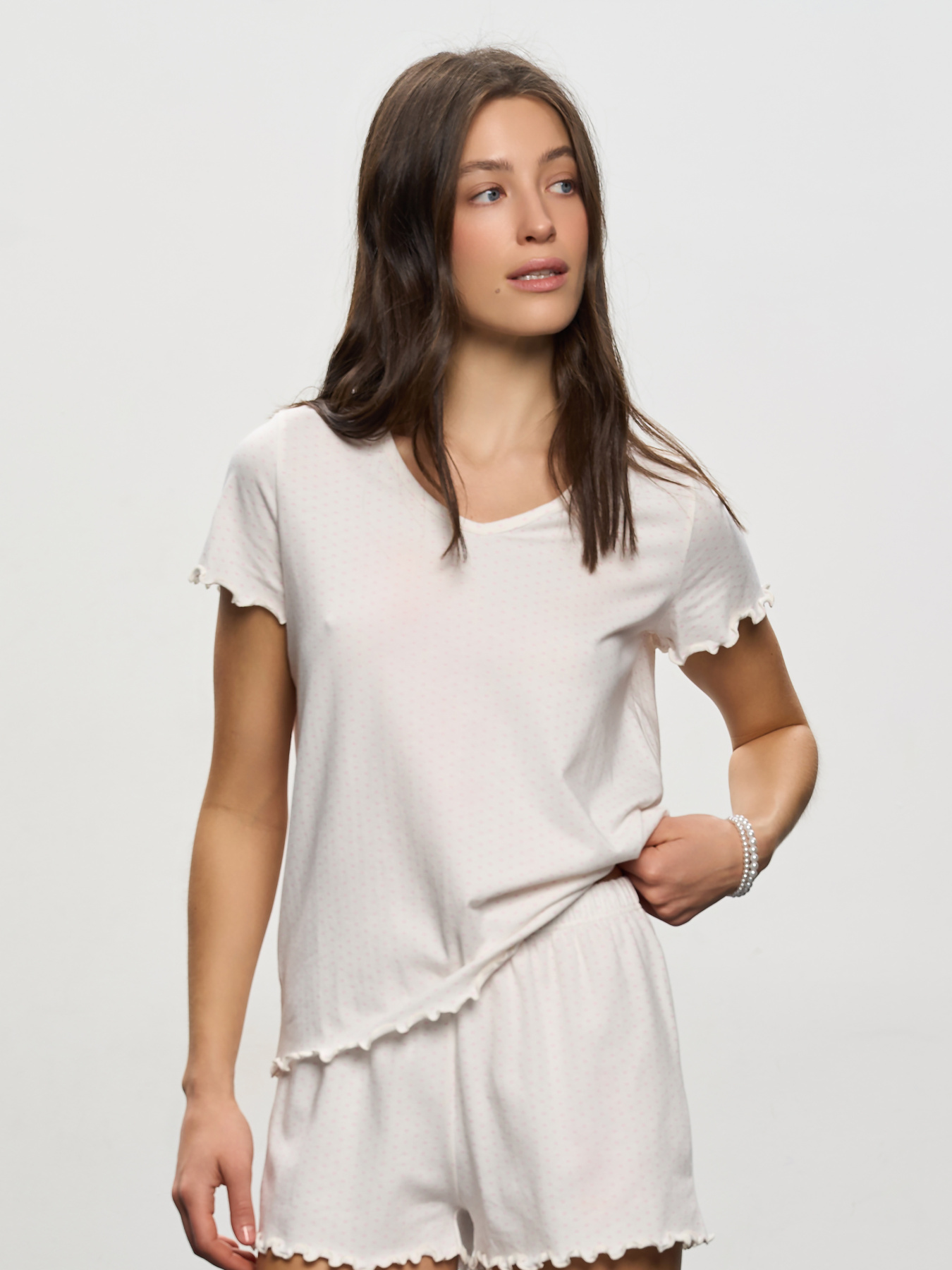 Піжама Роза модель 251001_milk Фото