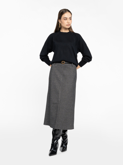 Женская юбка Arber серая модель W23.06.03.531 Фото