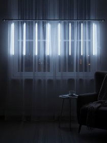 Світлодіодна гірлянда "Бурулька" модель DH-LAMP-09 WHITE Фото