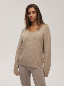 Джемпер жіночий NIVRITIA світло-бежевий модель 10047941 Фото