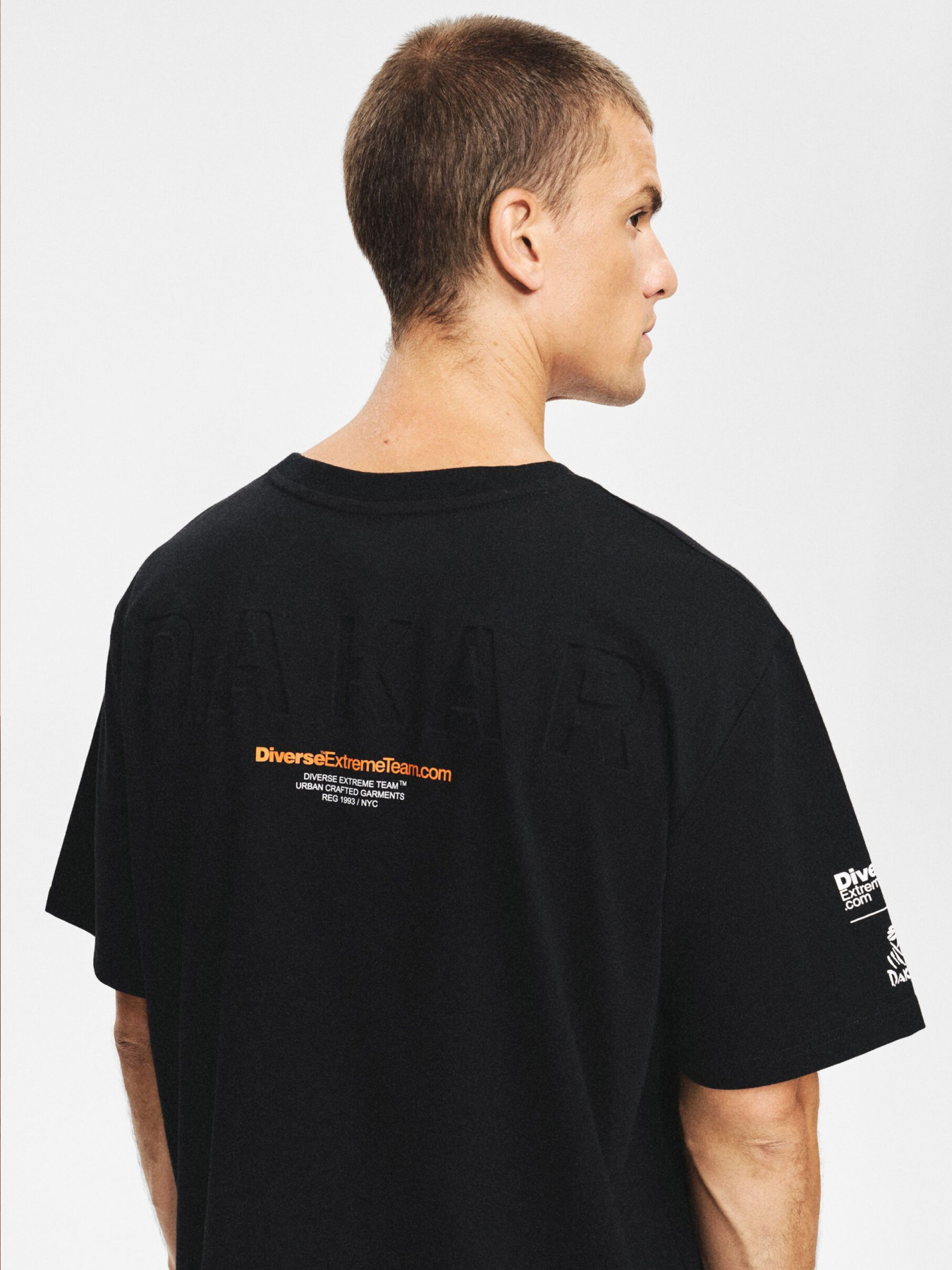 Футболка чоловіча DKR DES 1525 чорна модель 10048099 Фото