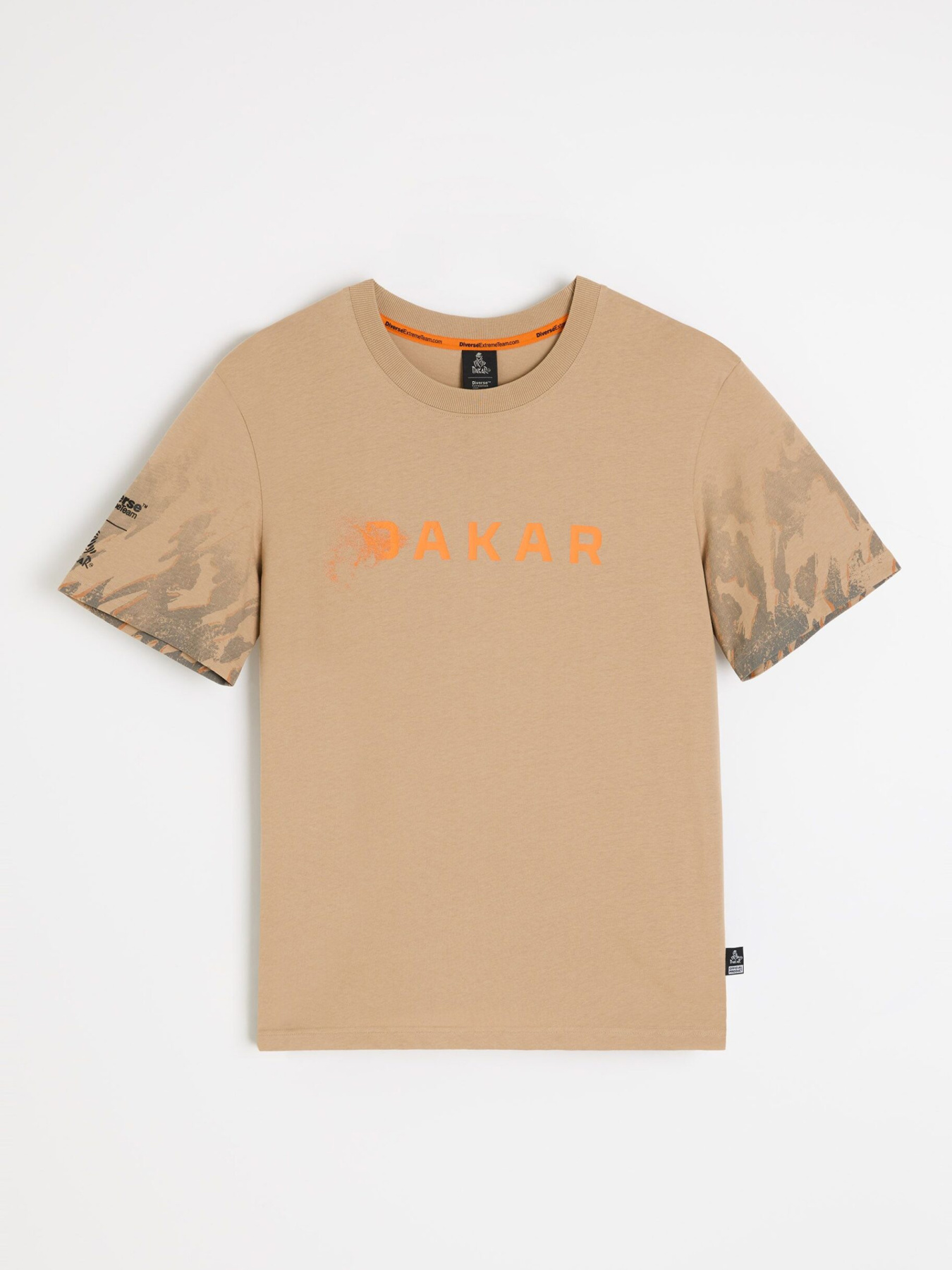 Футболка чоловіча DKR DES 2225 з принтом бежева модель 10048103 Фото