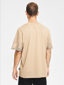 Футболка чоловіча DKR DES 2225 з принтом бежева модель 10048103 Фото