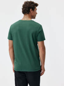 Футболка чоловіча PRM SKULL 256 з принтом зелена модель 10048116 Фото