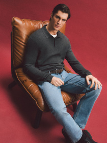 Свитер DIVERSE Polo Sweater модель 10048124 Свитер DIVERSE Polo Sweater модель 10048124 Фото