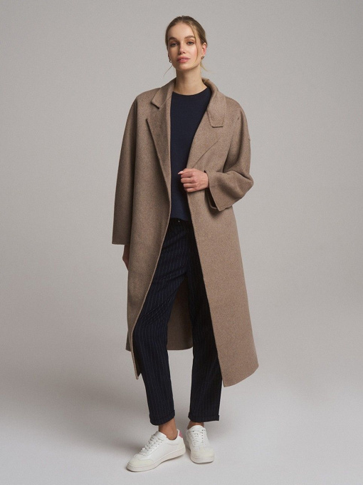 Пальто жіноче MASHAKA бежеве модель 10046221 Фото
