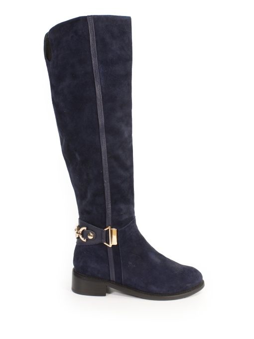 Зимние замшевые ботфорты модель B8174-350-3254 Фото