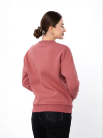 Жіночий теплий світшот із квітковим принтом та написом на рукаві, Джеральдін Носи Своє (8175-025-33) модель 8175-025-33-dzheralxdn-kvti Фото