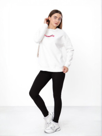 Утеплені лосини жіночі у рубчика однотонні, Чорний Носи Своє (8450-020) модель 8450-020-chornij Фото