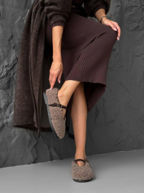 Женские балетки из меха теди и натуральной замши с меховой подкладкой моко (179/теса 3) модель P_224244-S38_226248 Женские балетки из меха теди и натуральной замши с меховой подкладкой моко (179/теса 3) модель P_224244-S38_226248 Фото