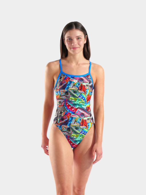 Жіночий купальник Arena IGUANAS SWIMSUIT модель 010220-108 Жіночий купальник Arena IGUANAS SWIMSUIT модель 010220-108 Фото