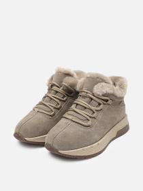 Ботинки женские  цвет бежевый ЦБ-00275336 модель ЦБ-00275336 Фото