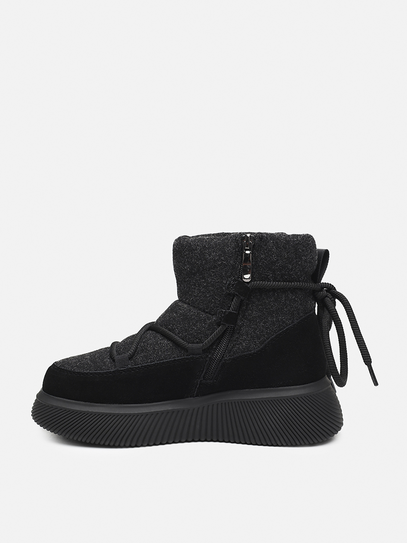 Дутики женские  цвет черный ЦБ-00275425 модель ЦБ-00275425 Фото