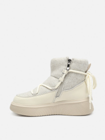 Дутики жіночі  колір молочний ЦБ-00275426 модель ЦБ-00275426 Фото