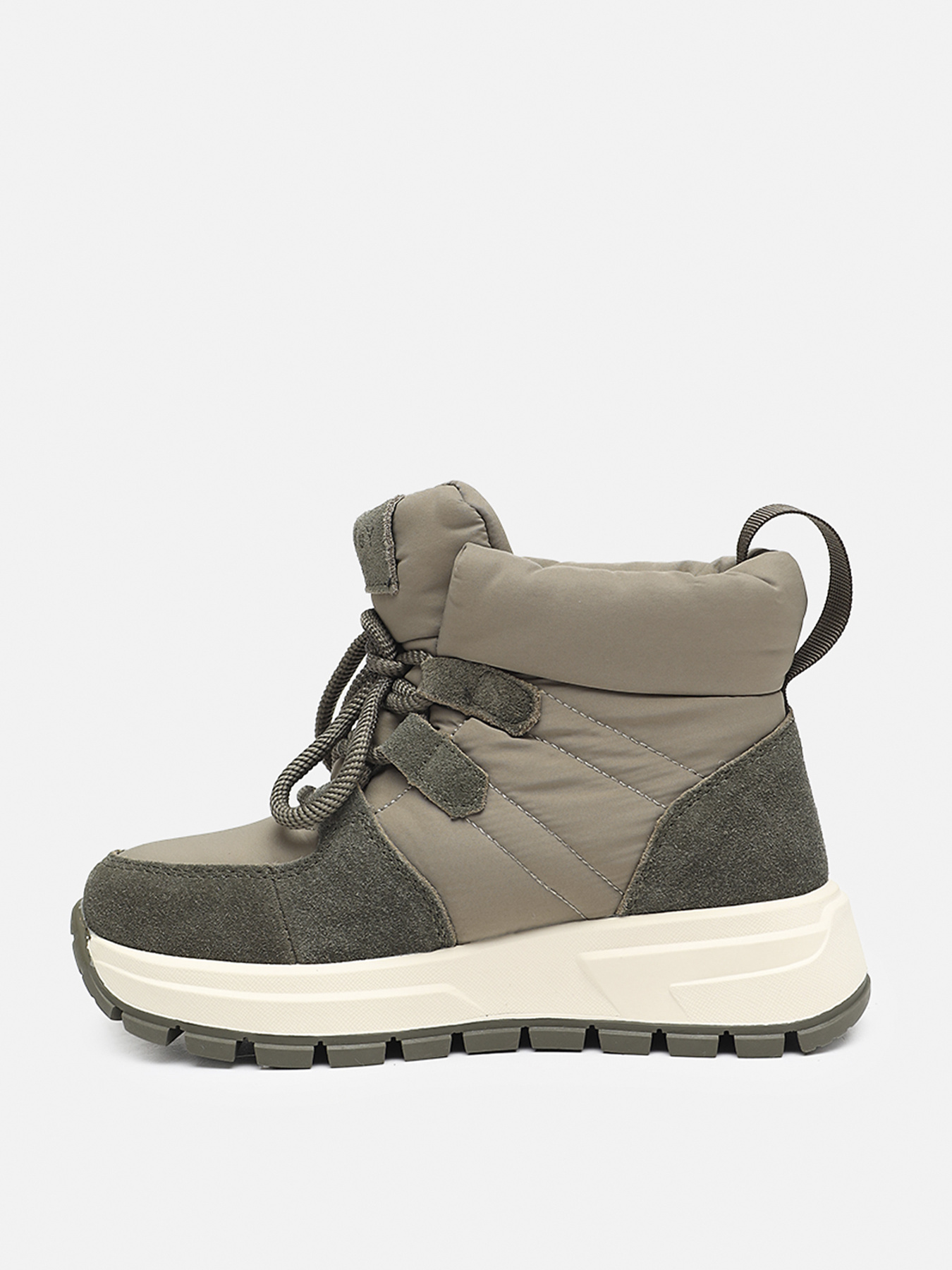 Дутики женские  цвет хаки ЦБ-00275427 модель ЦБ-00275427 Фото