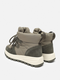 Дутики женские  цвет хаки ЦБ-00275427 модель ЦБ-00275427 Фото