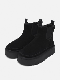 Угги женские  цвет черный ЦБ-00275431 модель ЦБ-00275431 Фото