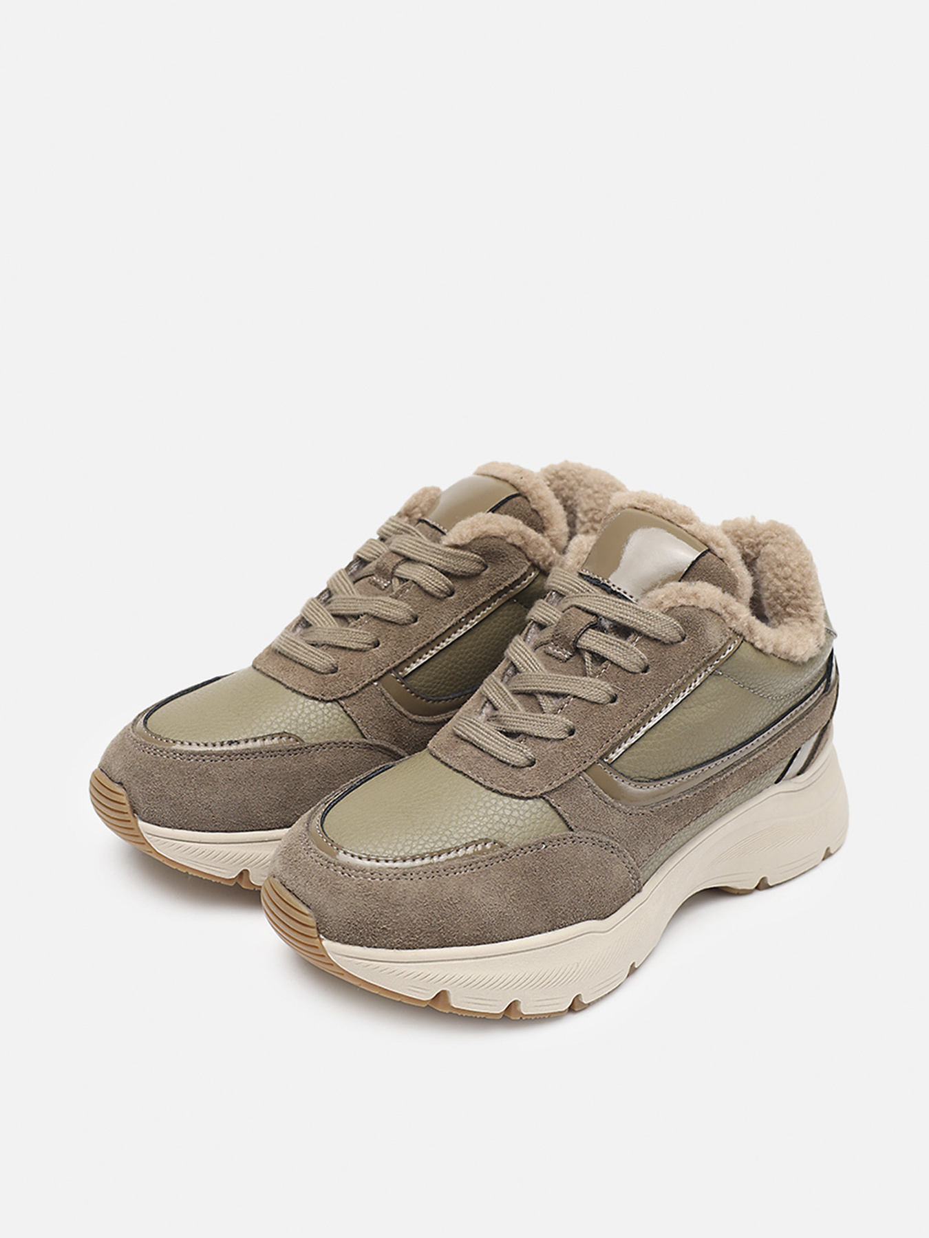 Кросівки жіночі  колір бежевий ЦБ-00275434 модель ЦБ-00275434 Фото