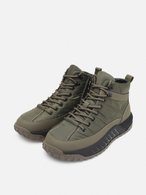 Ботинки мужские  цвет хаки ЦБ-00275511 модель ЦБ-00275511 Фото