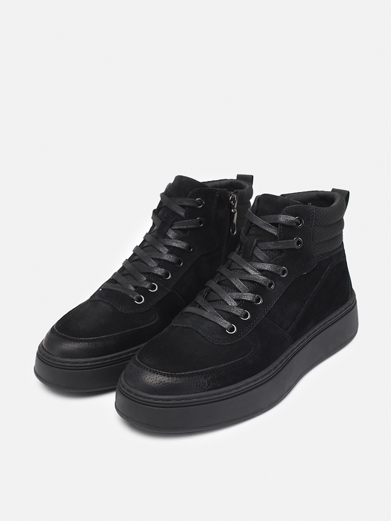 Ботинки мужские  цвет черный ЦБ-00275512 модель ЦБ-00275512 Фото