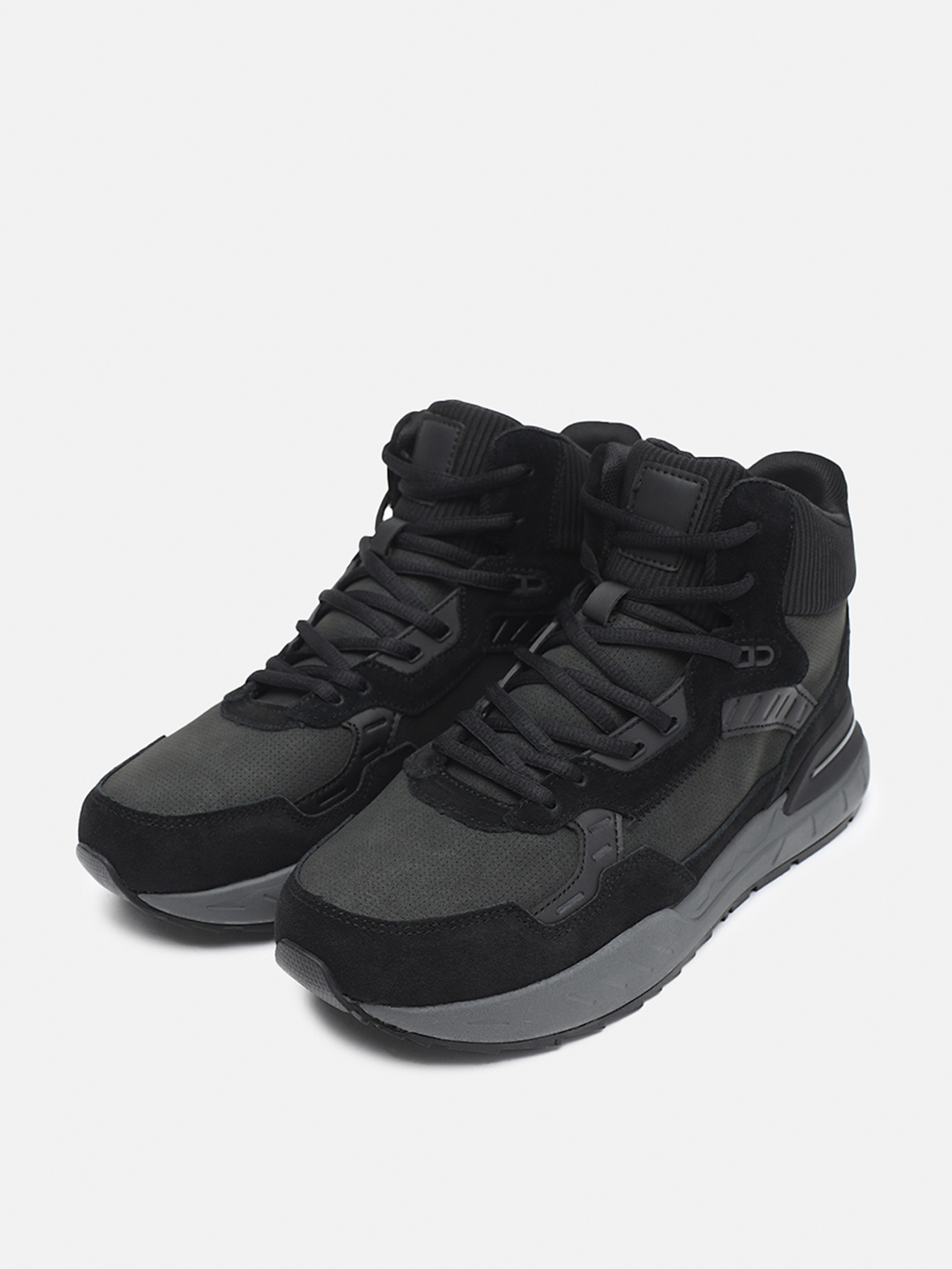 Ботинки мужские  цвет черный ЦБ-00275514 модель ЦБ-00275514 Фото