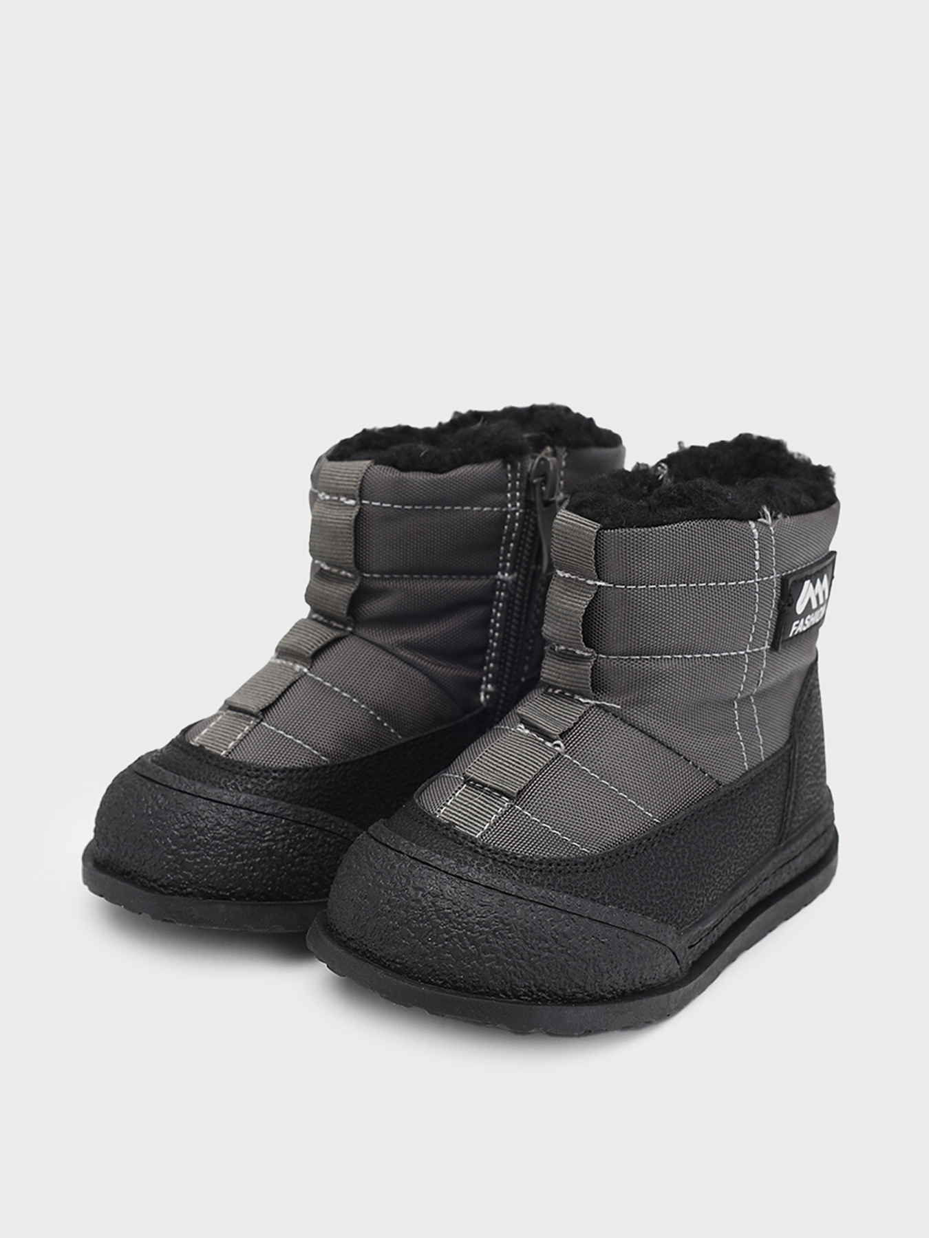 Ботинки для мальчика цвет серый ЦБ-00279536 модель ЦБ-00279536 Ботинки для мальчика цвет серый ЦБ-00279536 модель ЦБ-00279536 Фото