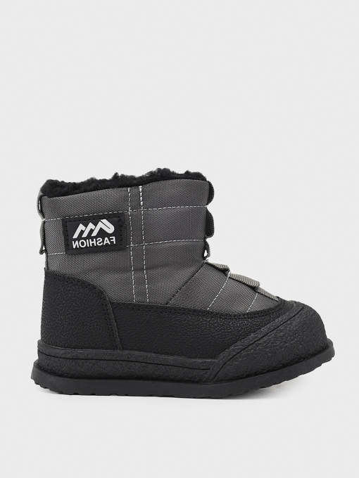 Ботинки для мальчика  цвет серый ЦБ-00279536 модель ЦБ-00279536 Фото