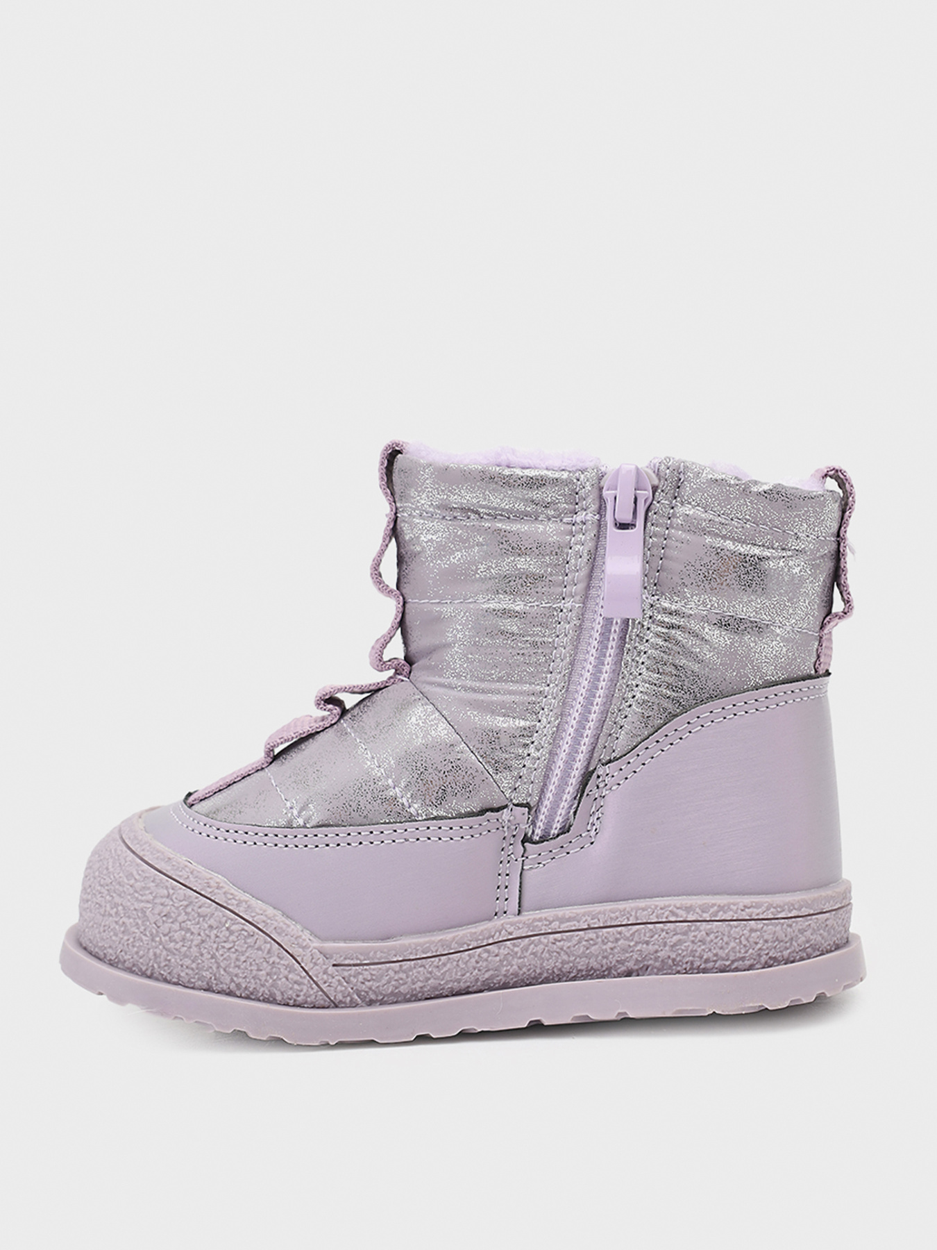 Ботинки для девочки  цвет серебренный ЦБ-00279537 модель ЦБ-00279537 Фото