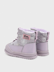 Ботинки для девочки  цвет серебренный ЦБ-00279537 модель ЦБ-00279537 Фото
