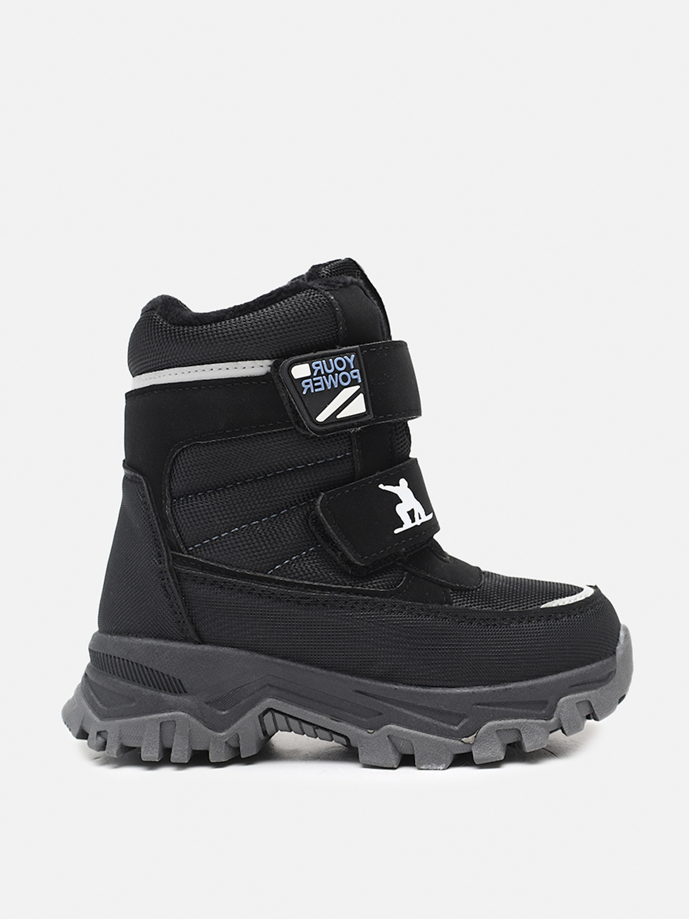 Термосапоги для мальчика  цвет черный ЦБ-00279553 модель ЦБ-00279553 Фото