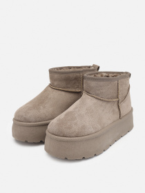 Уггі жіночі  колір бежевий ЦБ-00279554 модель ЦБ-00279554 Фото