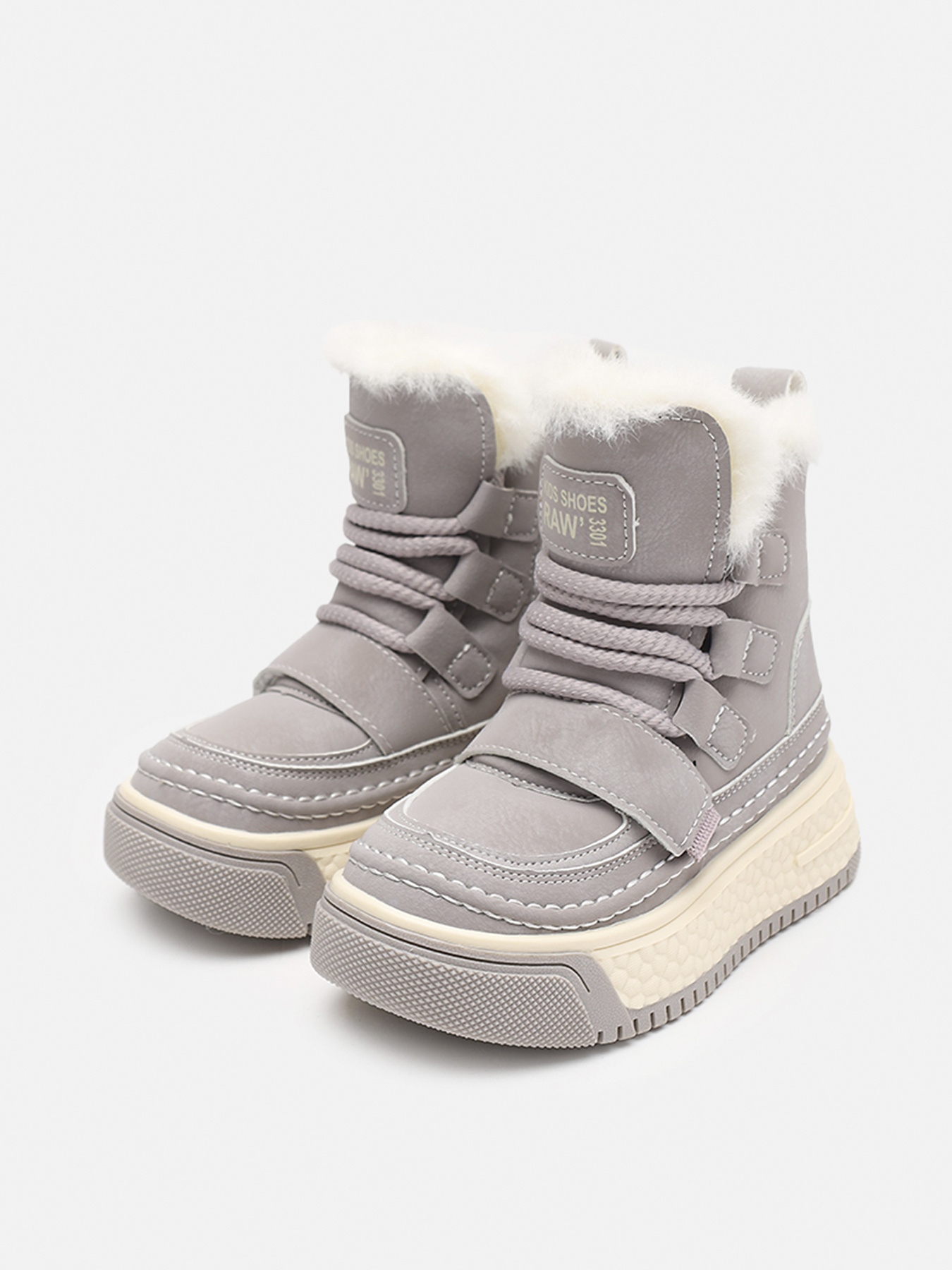 Ботинки для девочки  цвет сиреневый ЦБ-00279569 модель ЦБ-00279569 Фото