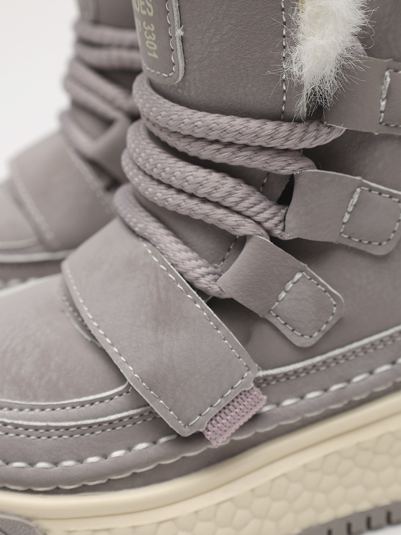 Ботинки для девочки  цвет сиреневый ЦБ-00279569 модель ЦБ-00279569 Фото