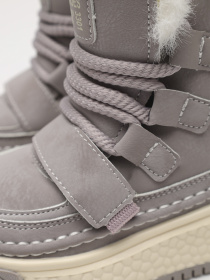 Ботинки для девочки  цвет сиреневый ЦБ-00279569 модель ЦБ-00279569 Фото