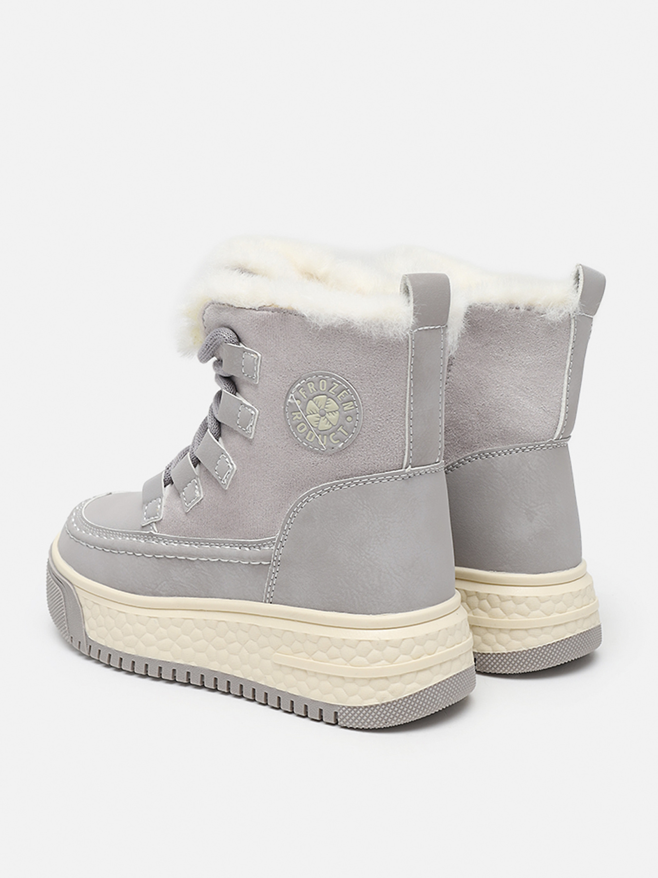 Ботинки для девочки  цвет сиреневый ЦБ-00279574 модель ЦБ-00279574 Фото