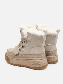 Ботинки для девочки  цвет бежевый ЦБ-00279576 модель ЦБ-00279576 Фото