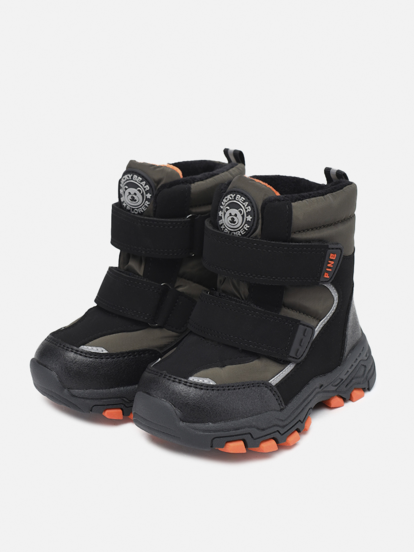 Термосапоги для мальчика  цвет хаки ЦБ-00285215 модель ЦБ-00285215 Фото