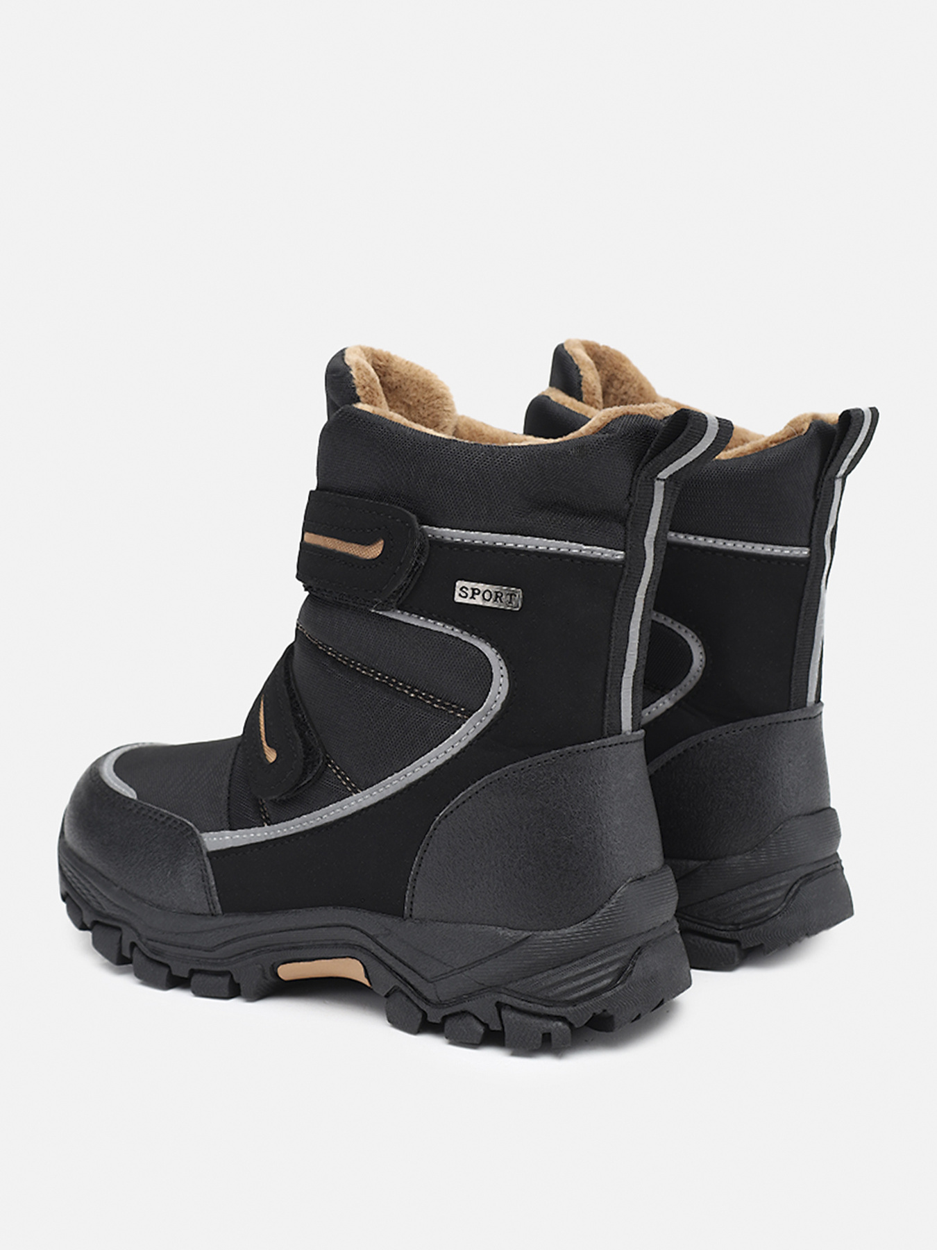 Термосапоги для мальчика  цвет черный ЦБ-00285221 модель ЦБ-00285221 Фото