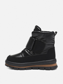 Дутики для девочки  цвет черный ЦБ-00285232 модель ЦБ-00285232 Фото