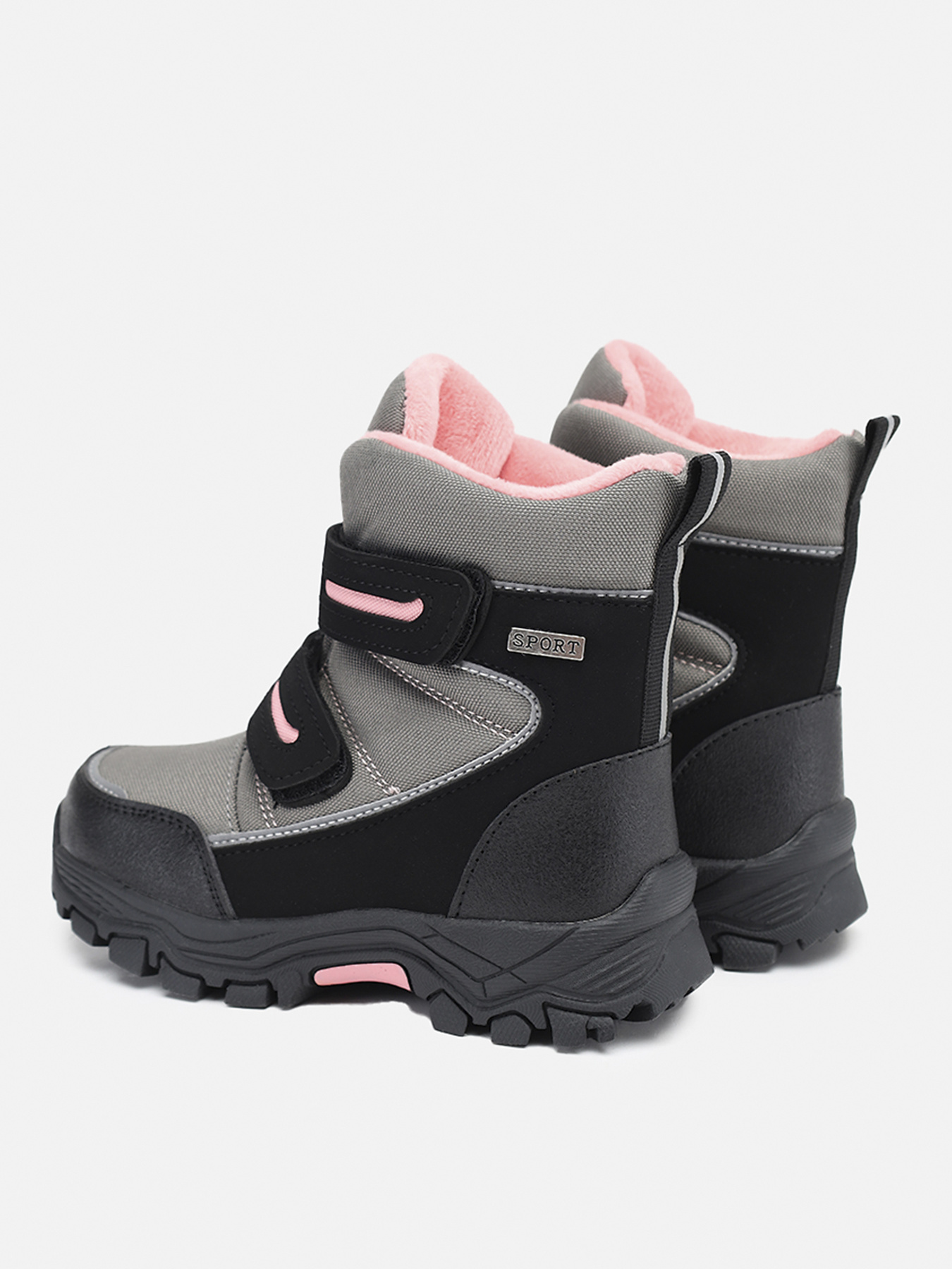 Термосапоги для девочки  цвет серый ЦБ-00285235 модель ЦБ-00285235 Фото