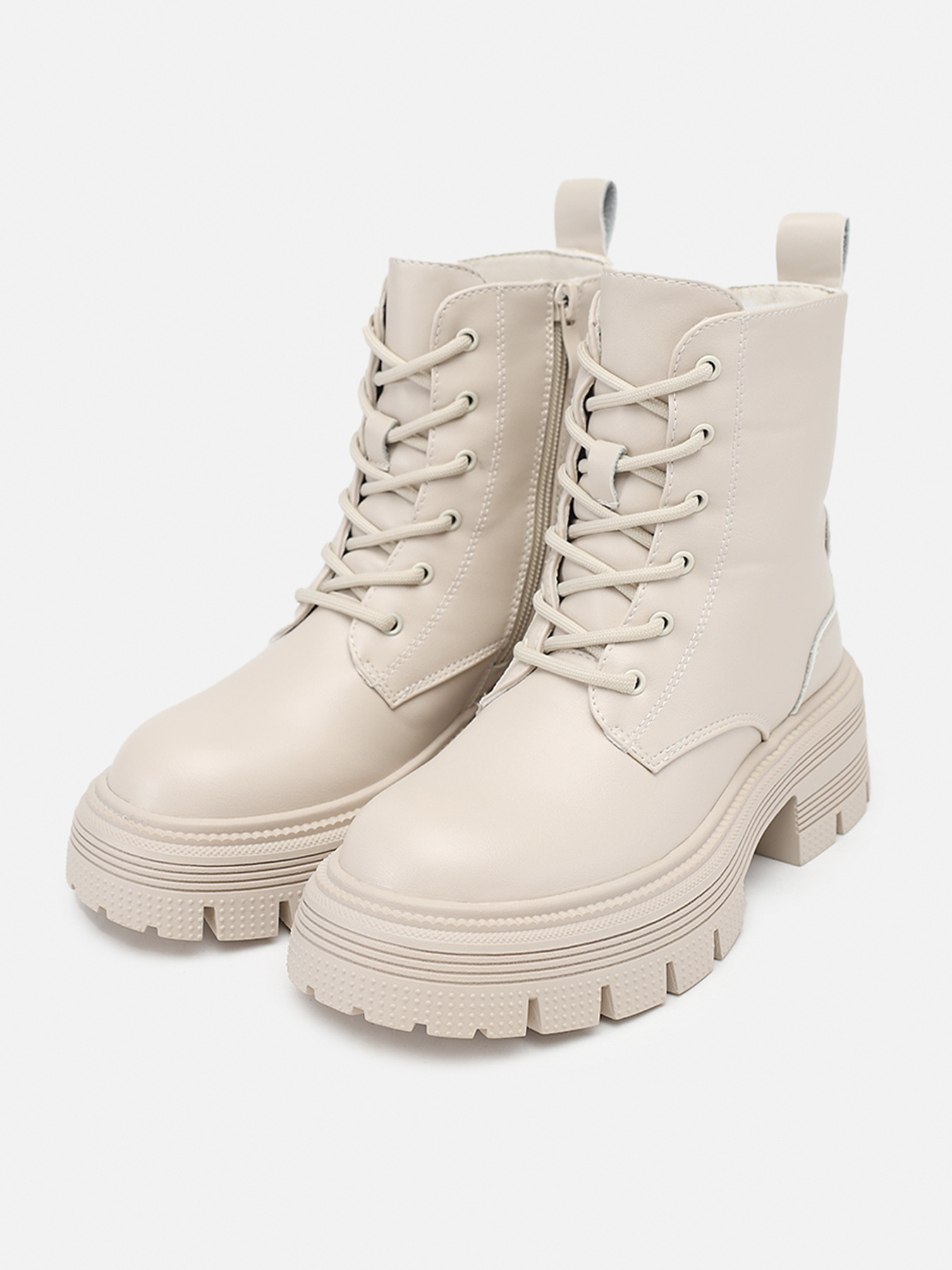 Ботинки для девочки  цвет бежевый ЦБ-00286665 модель ЦБ-00286665 Фото